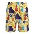 thumbnail image 6 of Naloa Musical Instruments Men's Beach Shorts, Surfing shorts, Swim trunks, Quick Dry Swim Trunks for Surfing Beach Fun - Large, 6 of 9