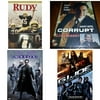 Assorted 4 Pack DVD Bundle: Rudy, Corrupt Lieutenant, The Matrix, G.I. Joe: The Rise of Cobra