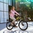 thumbnail image 6 of ANCHEER 500W Electric Bike for Adults, 48V 10.4AH EBike, 3.5H Fast-Charge Removable Battery, 26" Commuter Electric Bicycles with 7-Speed, LCD Digital Display, Suspension Fork, Cruise Control UL2849, 6 of 12