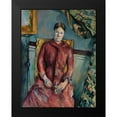 thumbnail image 2 of Cezanne, Paul 15x18 Black Modern Framed Museum Art Print Titled - Madame CÃ©zanne, 2 of 5