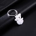 thumbnail image 4 of Llaveros con colgante de oso koala de acero inoxidable para mamá y niño koala, diseño hueco, llaveros con dijes de animales encantadores para mujeres, hombres y adolescentes, 4 of 5