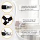 thumbnail image 5 of Juego de 4 correas para sábanas (1 unidad). Sujeta sábanas para esquinas, pinzas elásticas ajustables y resistentes para sábanas ajustables (negro)., 5 of 5
