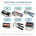 thumbnail image 6 of Tenergy Smart Universal Charger for NiMH/NiCd Battery Packs: 6V - 12V (UL), 6 of 7
