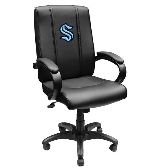 Black Seattle Kraken Primary Logo Office Chair 1000