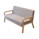 thumbnail image 5 of sofá de la sala,Sillón sofá sillón Respaldo Cuerpo Sofá,Sofá de salón interior con estructura de madera.,Sofá minimalista moderno para dormitorio de oficina en Gris Amarillo, 5 of 9