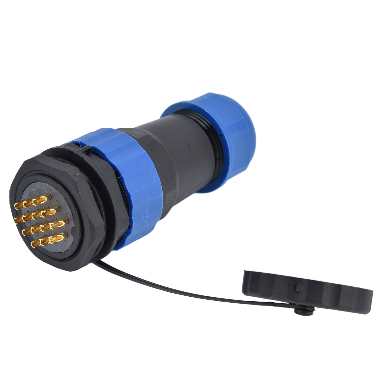 Industrial Socket, Waterproof Connector Back Nut M28x1.5mm Firm Connection For Instrument 14 Pin