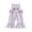 Lavender, variant on Toddler Kids Girls Plaid Jumpsuits Easter Egg Sleeveless Bell-Bottom Size 12 Months to 5 Years