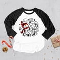 thumbnail image 4 of Camiseta raglán con estampado de ciervos de Feliz Navidad para niños, camiseta de fiesta navideña para niños y niñas, atuendo de otoño, camisetas de manga larga para niños, 4 of 5
