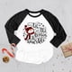 thumbnail image 4 of Camiseta raglán con estampado de ciervos de Feliz Navidad para niños, camiseta de fiesta navideña para niños y niñas, atuendo de otoño, camisetas de manga larga para niños, 4 of 5