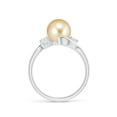 thumbnail image 5 of ANGARA Classic Golden South Sea Cultured Pearl Bypass Ring in 14K White Gold for Women | June Birthstone, Birthday, Anniversary, Jewelry Gift for Women | Pearl Ring, 5 of 8