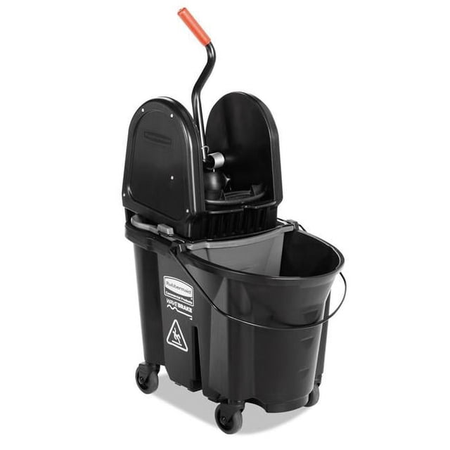 Rubbermaid Commercial Prod. FG757888BLUE 35 Quart Wavebrake Bucket & Wringer Combos, Blue