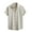001Beige, variant on Mens Summer Textured Shirt Casual Button Down Business Short Sleeve Shirts Stylish Beach Cotton Linen T Shirts