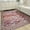 15-Dark Red, variant on Wondo Floral Washable Rugs, 4x6 Area Rug for Living Room, Soft Large Boho Bedroom Rug, Botanical Non Slip Ultra Thin Floor Carpet for Dining Room Nursery Office, Dark Red