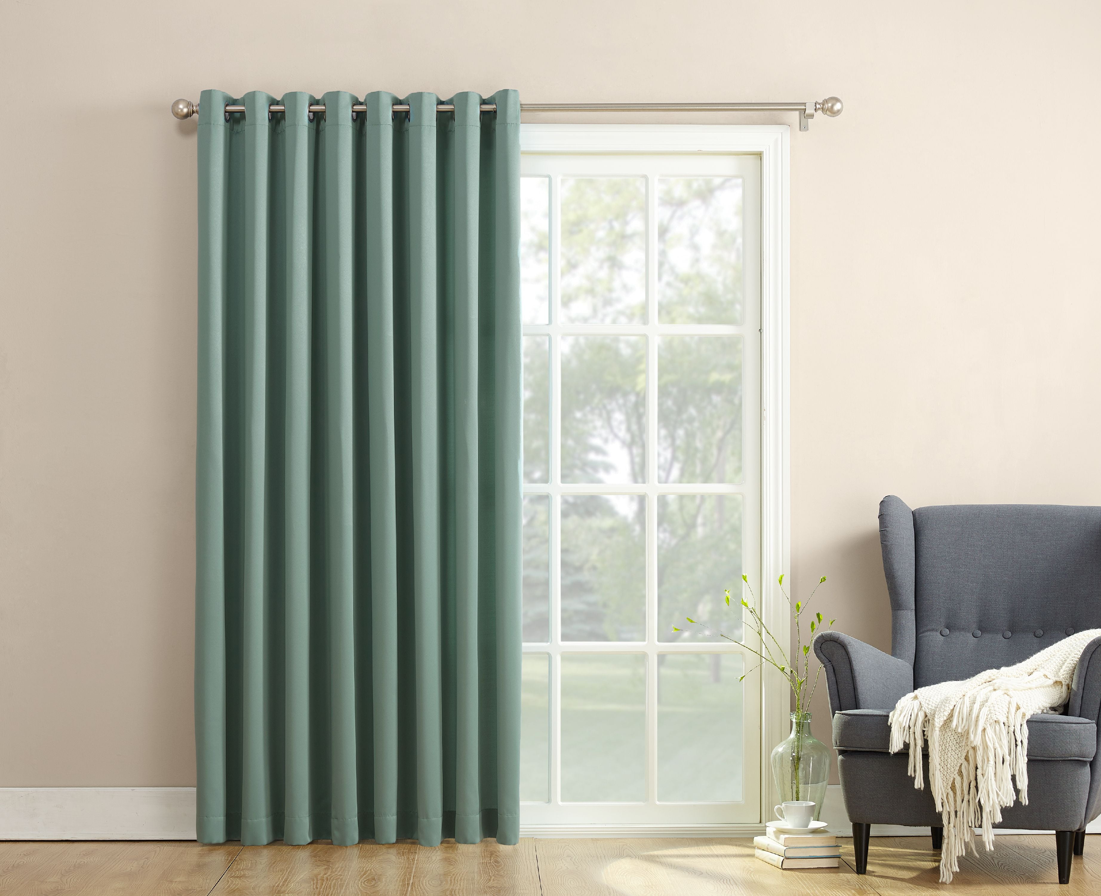 Sun Zero Bartlett Grommet Room Darkening Extra Wide 100 Patio Panel Sun Zero Bartlett Grommet Room Darkening Extra Wide 100 Patio Panel Com