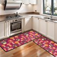 thumbnail image 3 of Kitchen Rugs Sets Of 2,Colorful Spotted Mushroom Red Pattern Anti Fatigue Kitchen Mat Rugs Non Slip Washable,Decorative Kitchen Floor Mats for Kitchen,Sink,Laundry,17"x47"+17"x47", 3 of 5