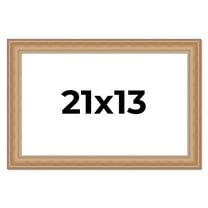 21x13 Frame Charleston Honey Brown Solid Wood Picture Frame Width 1.75 Inches | Interior Depth 0.5