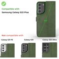 thumbnail image 2 of Vintage Wallet for Samsung Galaxy S22 Plus || Real Leather Wallet Phone Case || Genuine Leather with Viewing, 2 of 5