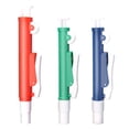 thumbnail image 1 of ONiLAB, Juego de 3 pipetas de laboratorio, 2 ml azul, 10 ml verde, 25 ml rojo, se ajusta a pipetas de pl&aacute;stico o vidrio, 1 of 7