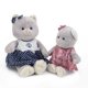thumbnail image 2 of China25/30CM Cat Basic Gray Cats Plush Toys Dolls Children Pillow Stuffed Toys Enfant Plushie Birthday Gifts for Kids heqiyong LED, 2 of 2