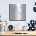thumbnail image 6 of Luxe Metal Art 'Forever & Ever Amen' by Susan Ball, Metal Wall Art, 12"x12", 6 of 9