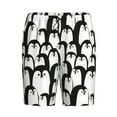 thumbnail image 3 of Yiaed Cartoon Penguin for Men's Soft Sleep Pajama Short Lounging Pajama Shorts-4X-Large, 3 of 8