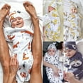 thumbnail image 5 of 2Pcs Newborn Infant Baby Boy Girls Outfits Zipper Swaddle Blanket Wrap Sleeping Bag Sleepsacks For 0-6 Months, 5 of 5