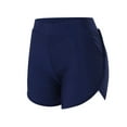 thumbnail image 5 of IDALL Swim Shorts Women Swim Trunks Women Long Swim Board Shorts High Waisted Quick Dry Beach Swimming Shorts for Women with Pockets Athletic Shorts for Women Yoga Shorts Z2 Navy S, 5 of 8