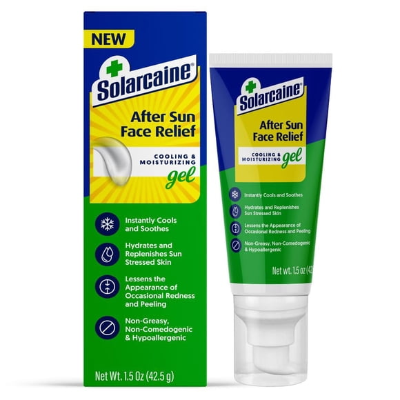 Gel Facial After Sun Solarcaine Refrescante e Hidratante 45 ml