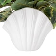 thumbnail image 2 of Mainstays Artificial Maranta in White Ceramic Shell Vase, 9", 2 of 6