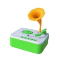 thumbnail image 2 of Reproductor de música con gramófono para niños, juguetes para contar historias, educación, fonógrafo para niños, con 96 tarjetas para niños y niñas, B, 2 of 8