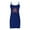 Blue, variant on Kaemgyyd Sleep Dress for Women Summer Trendy Star Scoop Neck Sleepwear Loose Spaghetti Strap Mini Nightgowns Camisole Nightdress