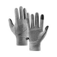 thumbnail image 1 of Guantes de invierno con pantalla táctil, guantes de motocicleta con aislamiento unisex, guantes de ciclismo para Gris L, 1 of 9