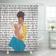 thumbnail image 1 of ABPHQTO Teacher Reading Escape Black Woman Friends Family Read Book Cortina de ducha 160x180 cm, 1 of 1