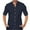 Navy, variant on Styesk Mens Shirts Men's Lapel Button Striped Loose Casual Long Sleeved Shirt