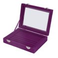 thumbnail image 1 of Mgaxyff Jewellery Case, Soft Velvet Jewelry Box For Earring, 1 of 8