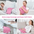 thumbnail image 6 of Heating Pad for Back,Neck,Shoulder,6 Heat Settings,Dry/Moist Heat & Auto Shut off, Birthday Gifts for Men and Women, 12" x 24", Pink, 1 Pack, 6 of 8