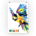 thumbnail image 1 of Miami, Macaw, Vector Geometric, 1 of 4
