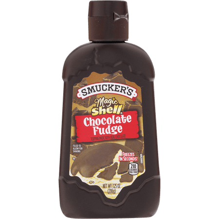 - (3 Pack) Smucker's Magic Shell Chocolate Fudge Toppings Magic Shell, 7.25 oz