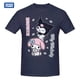 thumbnail image 1 of Camiseta de Sanrio Kuromi & My Melody, camiseta de manga corta Harajuku, camiseta gráfica 100% de algodón, camiseta de marcas, 1 of 4