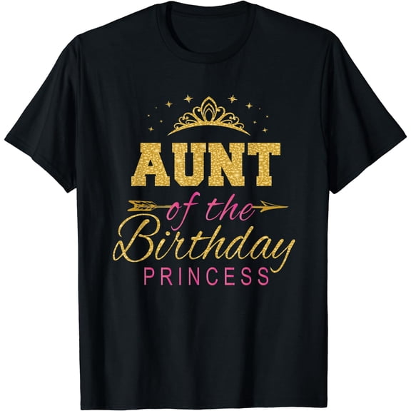 Aunt Of The Birthday Princess Girls Party T-Shirt