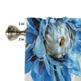 thumbnail image 6 of Retro Peony Blue Flower Small Curtain Rod Pocket Short Curtains Half Drapes Partition Cabinet Door Window Curtains Home Decor, 6 of 6