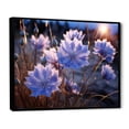 thumbnail image 2 of Designart "Cornflowers landscape VI" Floral Floater Framed Canvas Art Print, 2 of 7