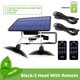 thumbnail image 1 of IP65 Lámpara colgante solar de doble cabeza impermeable para exteriores Lámpara solar para interiores con cable Adecuado para patio, jardín, interior, etc. Tan Jianjun unisex, 1 of 2