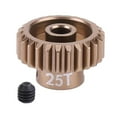 thumbnail image 4 of Engranaje del motor del piñón de 48P 14.2mm 25T para el reemplazo del piñón del motor del coche de carreras RC 1:10 CUTICAT Piezas del piñón del carro RC, 4 of 8