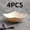 Beige, variant on Set of 4 Large Square Plastic Bowls with Tall Legs - Stackable, Non-Slip Design for Serving Salads, Snacks, Soups, and More
