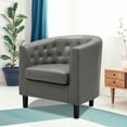 thumbnail image 2 of Emma Arm Chair by Naomi Home-Color:Gray, 2 of 10