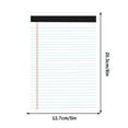 thumbnail image 3 of Horizontal Tear-Off Notepad Premium Smooth Writing Paper Portable Memo Pad for Office Home 50 Sheets, 3 of 6