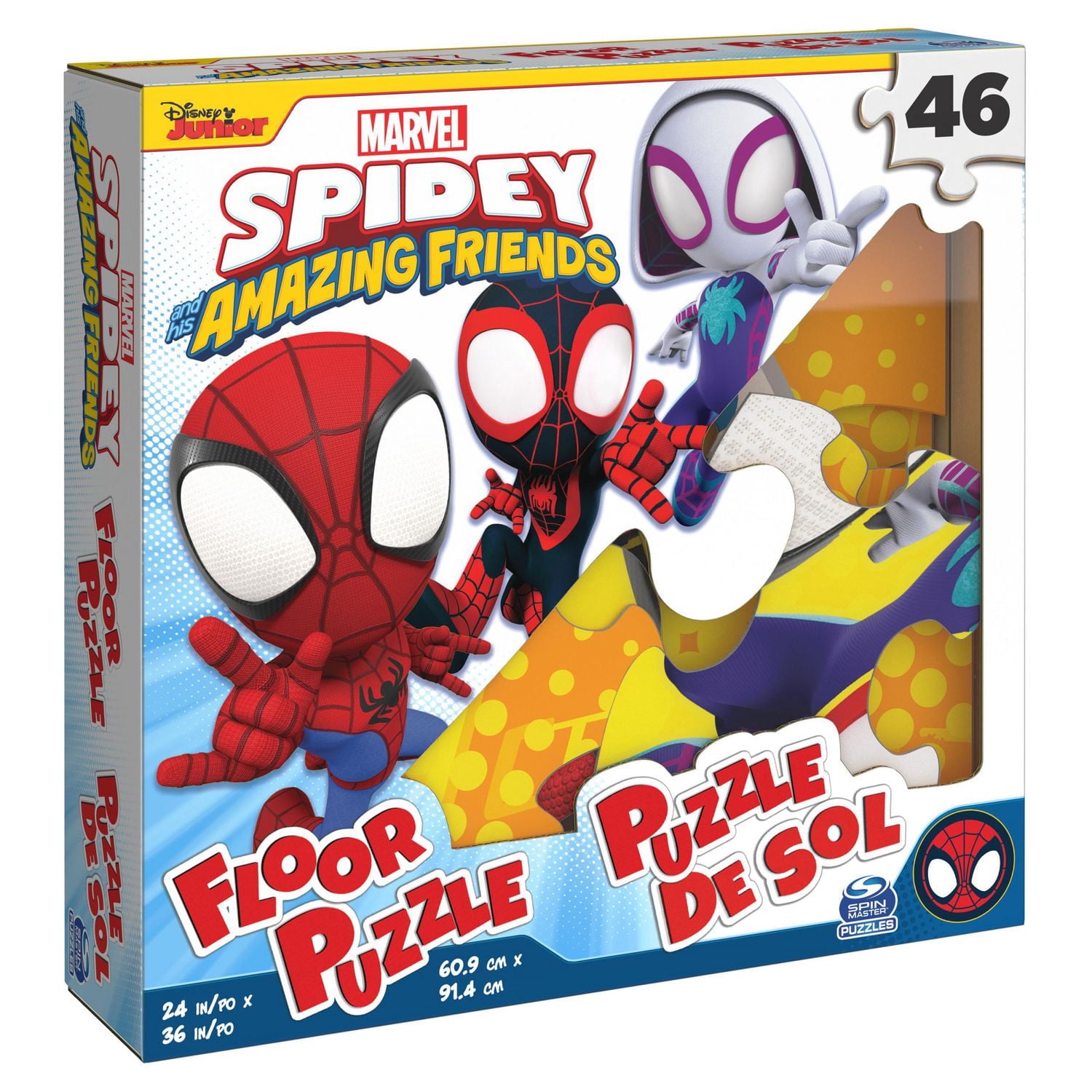 Spidey and His Amazing Friends, Puzzle de sol de 47 pièces