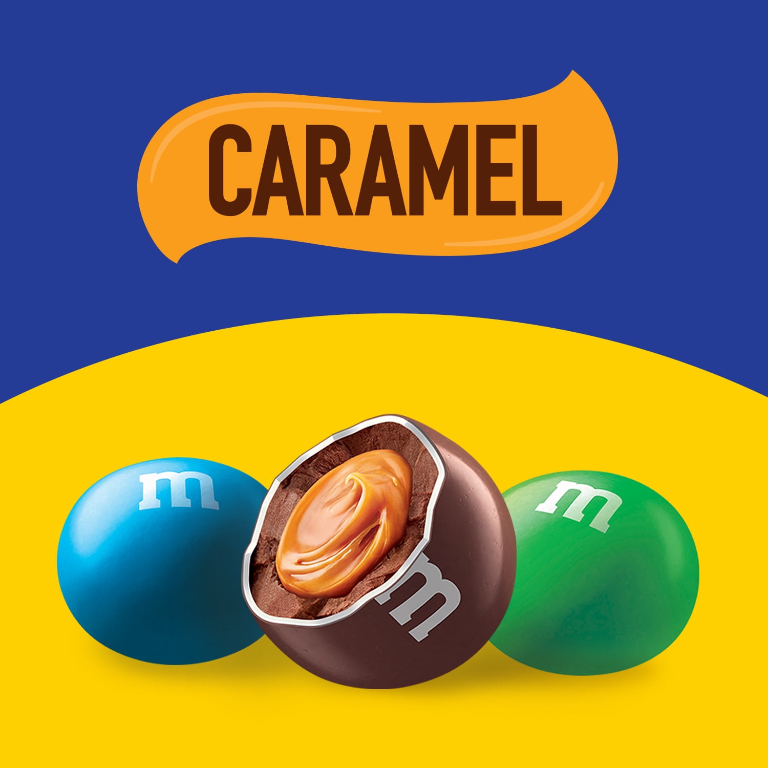 M&M'S Caramel Milk Chocolate Candy Party Size Bag, 34 oz - Kroger