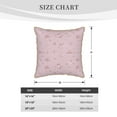 thumbnail image 4 of Fotbe Minimalist Snowflake Pattern Velvet Decorative Throw Pillow Covers with Elegant Piping, Soft Plush Cushion Cover for Sofa, Bed, Car, Office-18"x18", 4 of 8